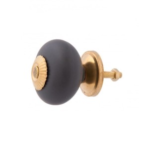 GAŁKA MEBLOWA CERAMICZNA GREY GOLD