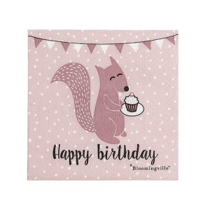 SERWETKI PAPIEROWE HAPPY BIRTHDAY BLOOMINGVILLE