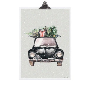 PLAKAT CHRISTMAS CAR TAFELGUT  