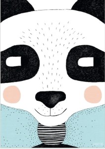 PLAKAT BIG PANDA 30X40 SEVENTY TREE