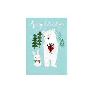 KARTKA  ŚWIĄTECZNA POLAR BEAR