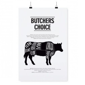 PLAKAT BUTCHERS CHOICE TAFELGUT