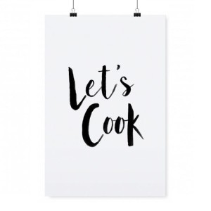 PLAKAT LET´S COOK TAFELGUT