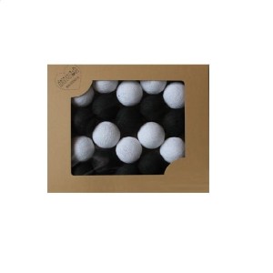 COTTON BALLS BLACK AND WHITE