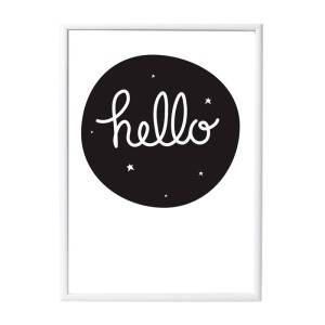 PLAKAT HELLO A LITTLE LOVELY COMPANY