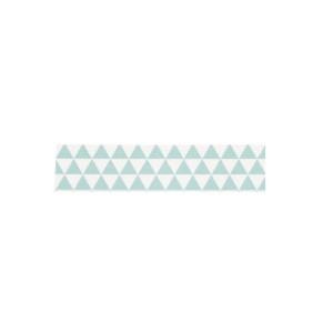 TAŚMA DEKORACYJNA WASHI TAPE AQUA TRIANGLE MADAM STOLTZ