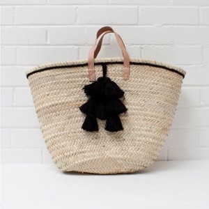 KOSZ PLECIONY FIESTA TASSEL BOHEMIA DESIGN 